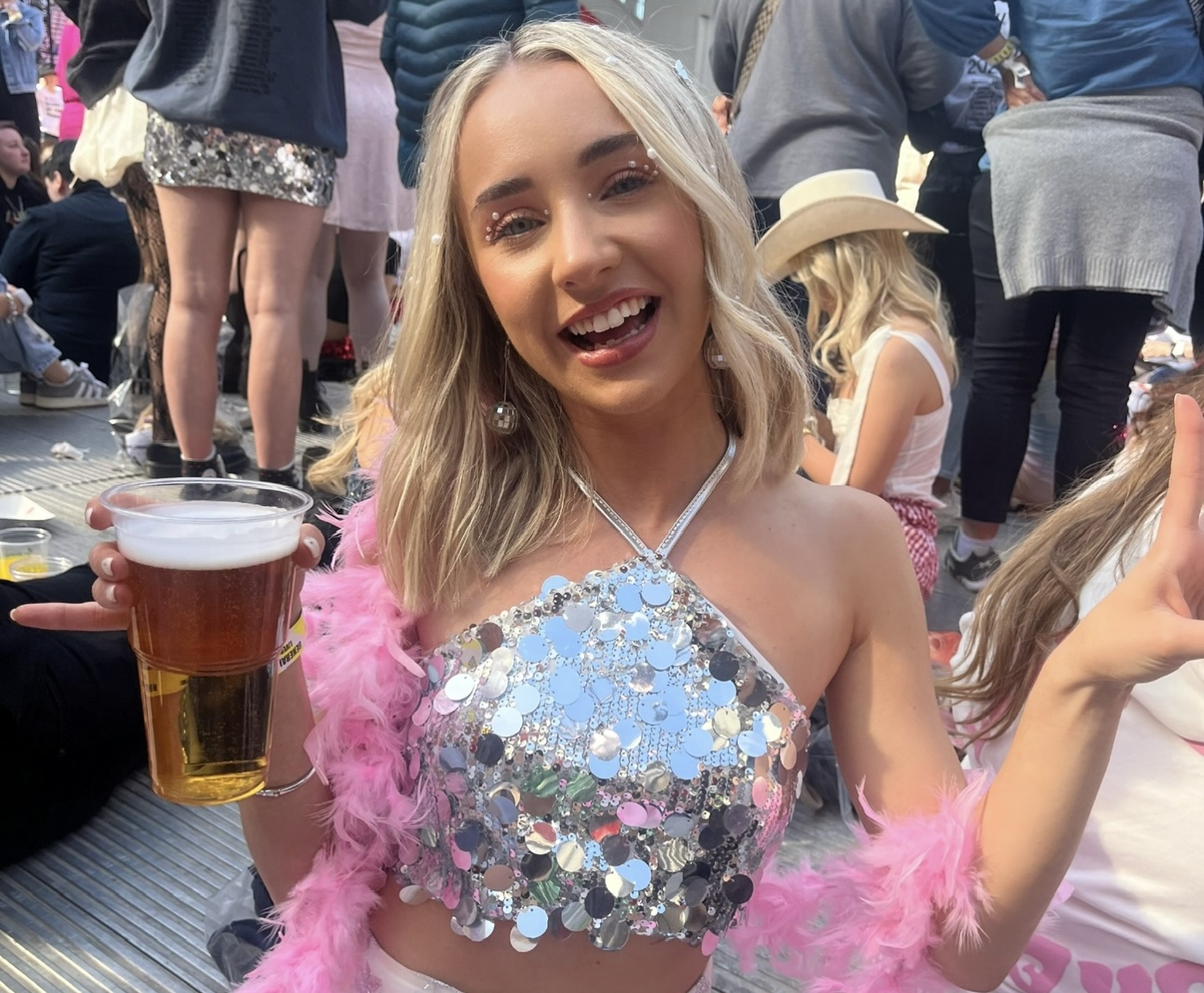 Emily at a festival